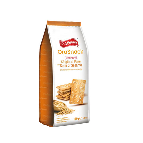 SFOGLIE DI PANE ORASNACK CON SESAMO SFOGLIE DI PANE ORASNACK CON SESAMO